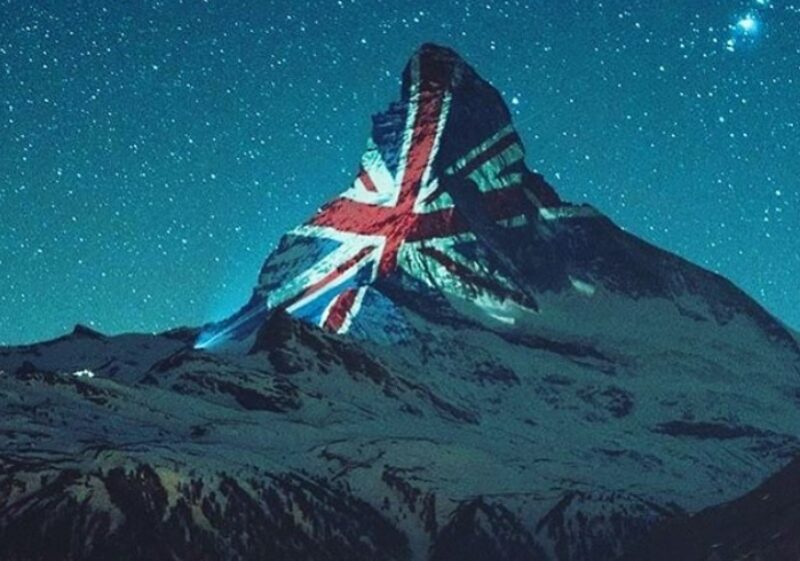 Matterhorn British Flag